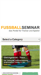 Mobile Screenshot of fussballseminar.de