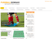 Tablet Screenshot of fussballseminar.de